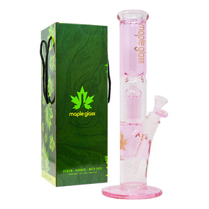 Open image in slideshow, Maple Glass Tree Percolator Bong 13 Inches
