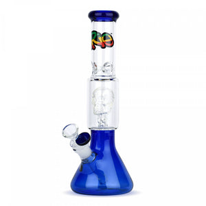 Open image in slideshow, Irie 11&quot; Dual Chamber  Skull Beaker Tube
