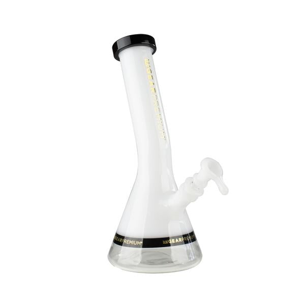 GEAR Premium 12" Tall Tuxedo Laid Back Beaker Tube with Black Accents