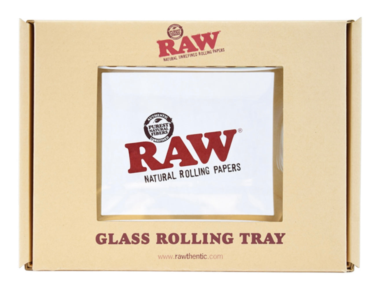 RAW Mini Glass Rolling Tray